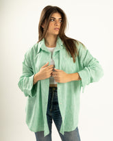 Mint Green Oversized Shirt